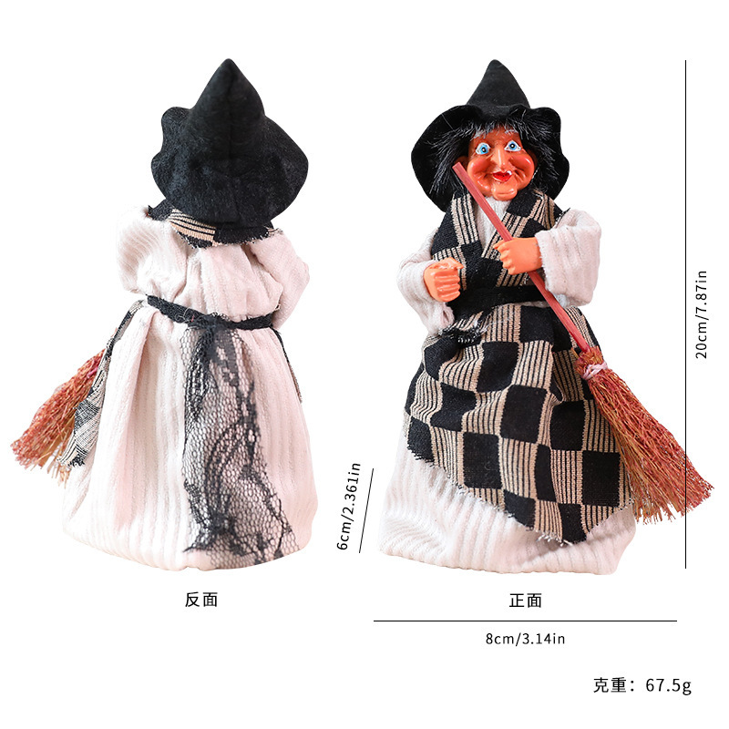 新しいハロウィン魔女吊り下げ装飾品お化け屋敷天井吊り下げ魔女付きハロウィン装飾シーンアレンジメント|undefined