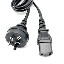 澳规二插两孔品字尾C17 澳洲澳标新西兰澳大利亚制氧扫地机插头线