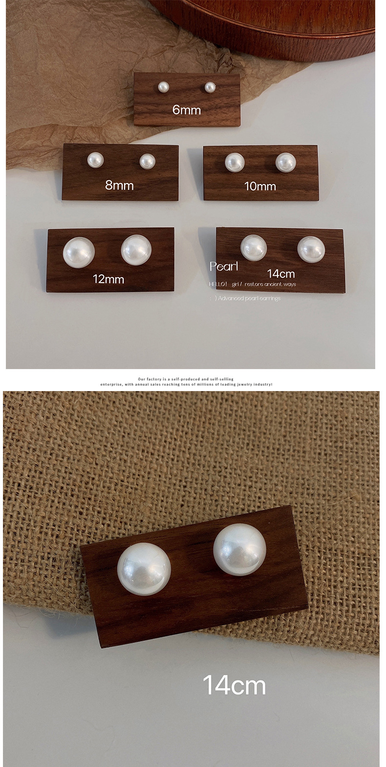 Simple Style Pearl Alloy Stoving Varnish Artificial Pearls Women's Ear Studs 1 Pair display picture 3