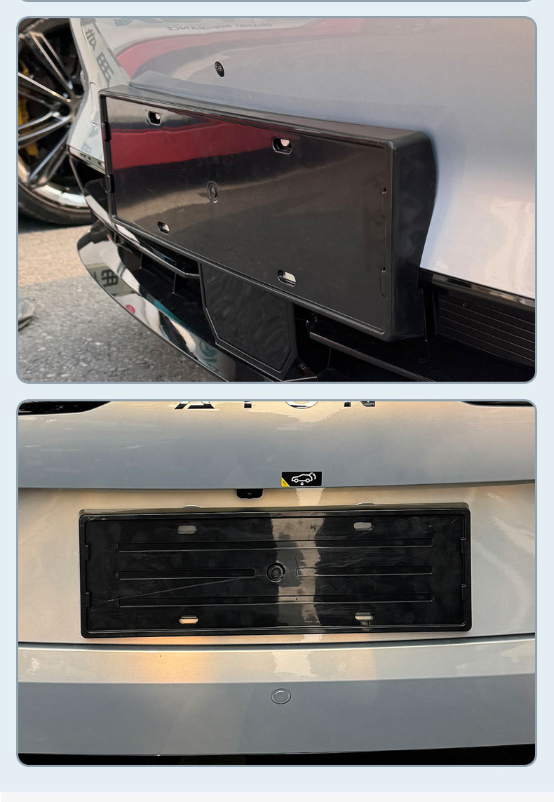 Suitable for 2025-2026 Aion Rt License Plate Frame, New Energy Vehicle Full-Edge License Plate Frame, Green License Plate New Regulations