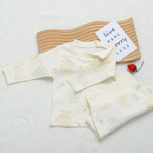 Children's clothing wholesale baby clothes 100% cotton home clothes children baby clothes set spring and autumn items innerwear autumn clothes autumn pants