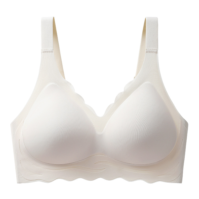 Nueva ropa interior de talla grande sin costuras push-up inalámbrico para mujer anti-flacidez pecho grande pecho pequeño sujetador de soporte suave Delgado
