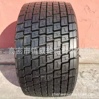 全钢真空麻将块花运输拖车油罐车轮胎 445/45R19.5