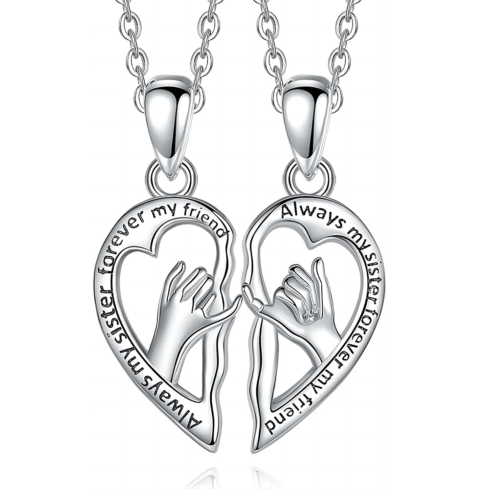 Heart-shaped necklace image 1