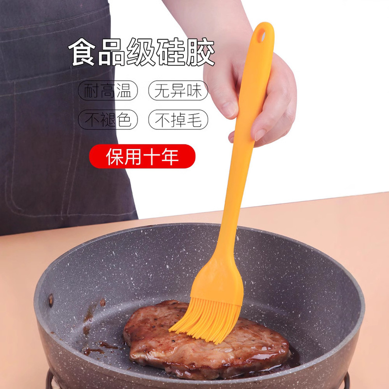 油ブラシ焼きブラシ家庭用シリコンブラシ食品級耐高温油ブラシキッチン烙餅が毛を落とさないブラシ|undefined