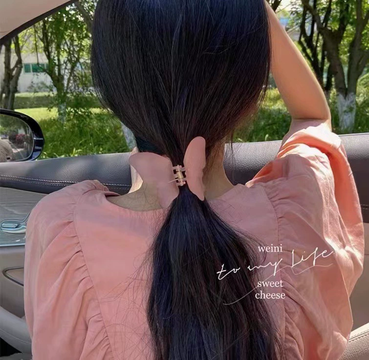 Big matte crab pin, universal shark, hair accessory, 13cm, high-quality style