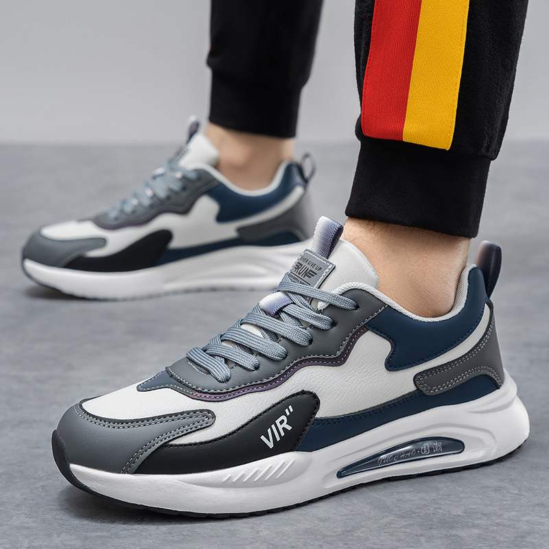 Men's Breathable Mesh Running Shoes With Fleece Lining For Men_voghion.com