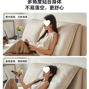 Foshan Furniture Multifunctional Fabric Bed Storage Storage Bed High Box Floor-Standing Double Bed Drawer Master Bedroom Furniture