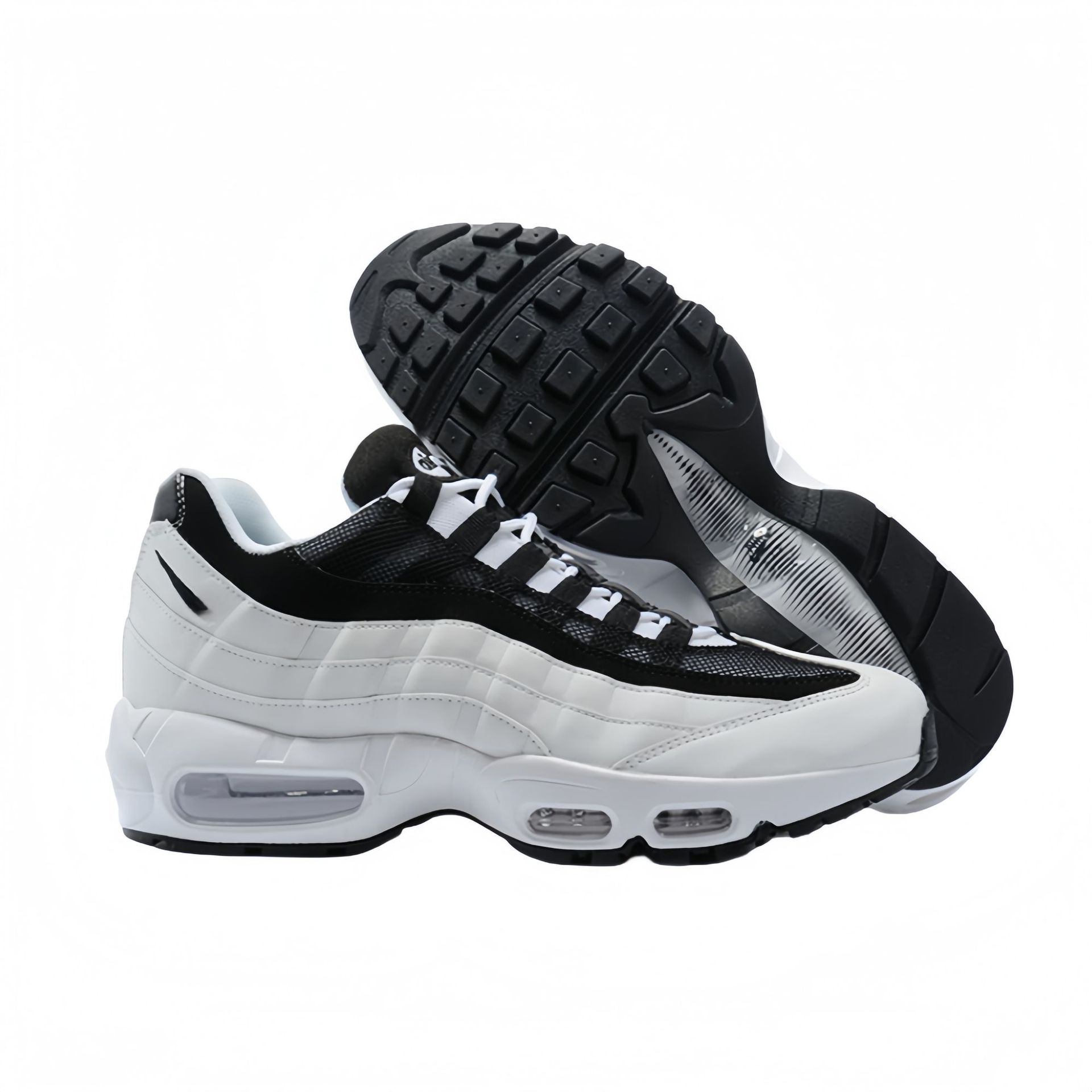 Max95 Fondo de gancho blanco y negro 40 - 46