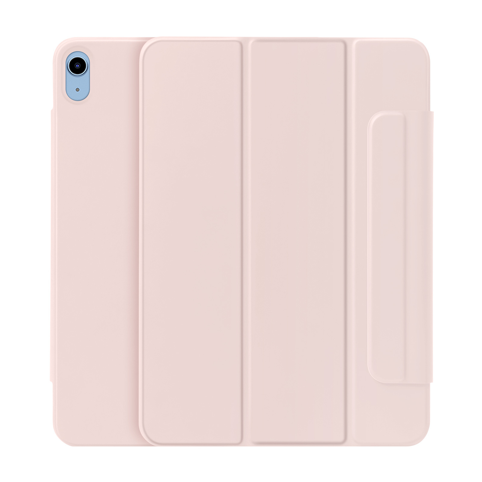 Aplicable para iPad Pro11 succión de doble cara clip iPad 10.9 simple cubierta plana de tres pliegues con cubierta de pluma al por mayor