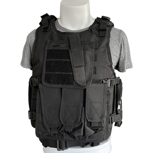 Factory Straight Hair Outdoor Tactical Vest Multifunctional Vest Real CS Outdoor Game Equipment