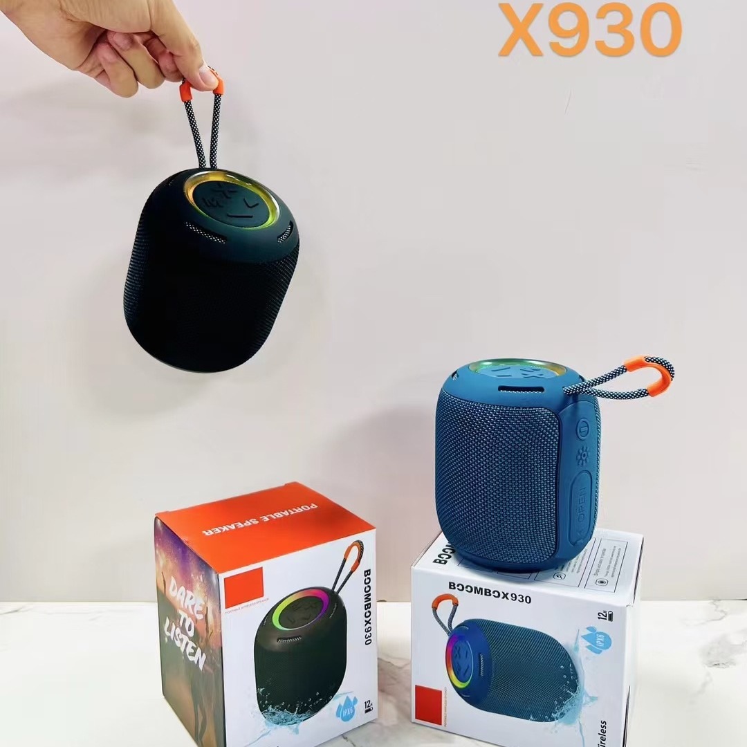 Peterhot/X930 Bluetooth Speaker Outdoor Wireless High-Volume Small High-Quality Ultra-Bass Speaker
