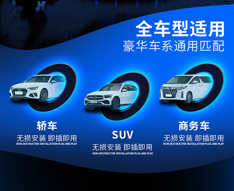 Cross-Border Car Led Headlight 140W High Power Headlight 9005 Far and Low Beam H1 Super Bright H11 Laser H4 Car H7