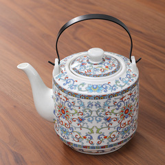 High temperature resistant ceramic teapot with filter cold water kettle Chinese household teapot large capacity hotel tea making single pot