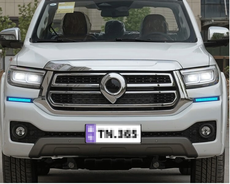 Suitable for 23-26 Models of Great Wall Poer Passenger Version, Special Modified Led Daytime Running Lights Front Bumper Decoration