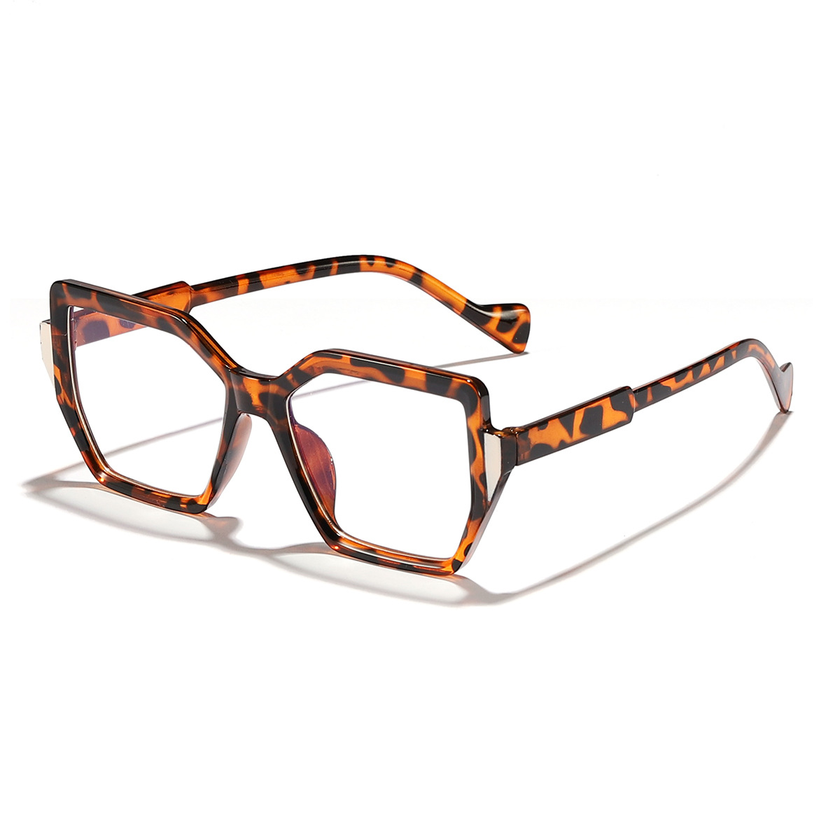 2024 nueva moda gradiente gafas anti-luz azul montura colorida Europa y América hombres y mujeres con montura de miopía