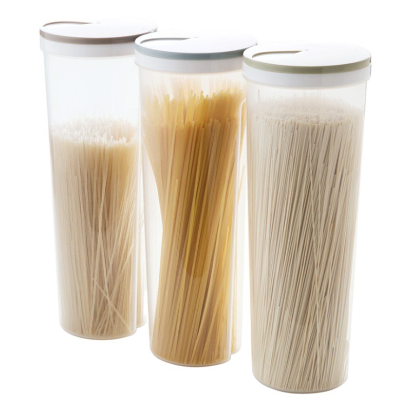 Hogar cocina tubo de fideos multi-grano tarro refrigerador tarro sellado caja de fideos caja de almacenamiento sellado Cubo de almacenamiento