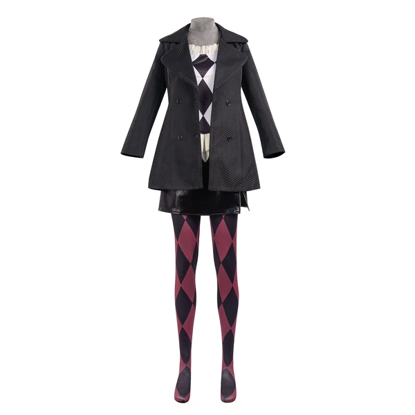 H050 Harley Quinn black suit complete set