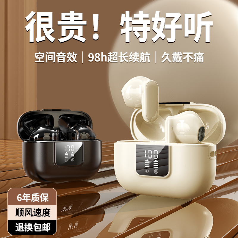 Cross-Border 2025 New Semi-In-Ear Budspro13 True Wireless Bluetooth Headset with Noise Reduction for Calls and Hybrid Cross-Border 2025 New Semi-In-Ear Budspro13 True Wireless Bluetooth Headset with Noise Reduction for Calls and Hybrid