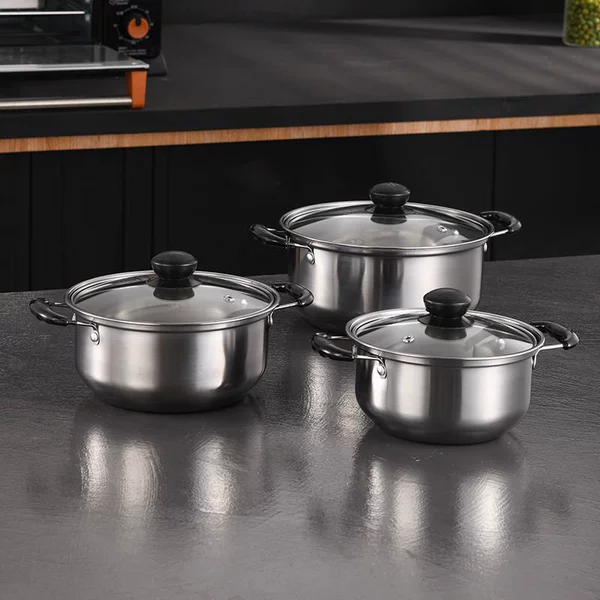 Black handle six-piece set