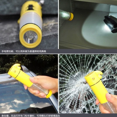 Flashlight, Emergency Escape Hammer, Qəza çəkici