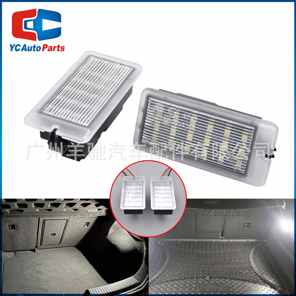 Para Nissan Qashqai Juke Renault Megane coche LED tronco luz tronco Luz