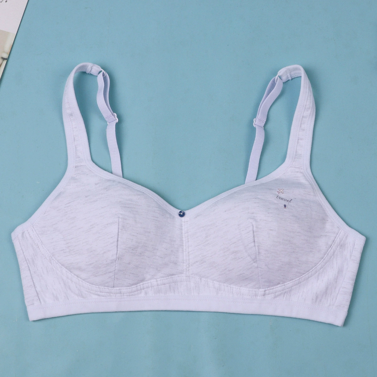 Underwear for students, wireless bra, cotton vest