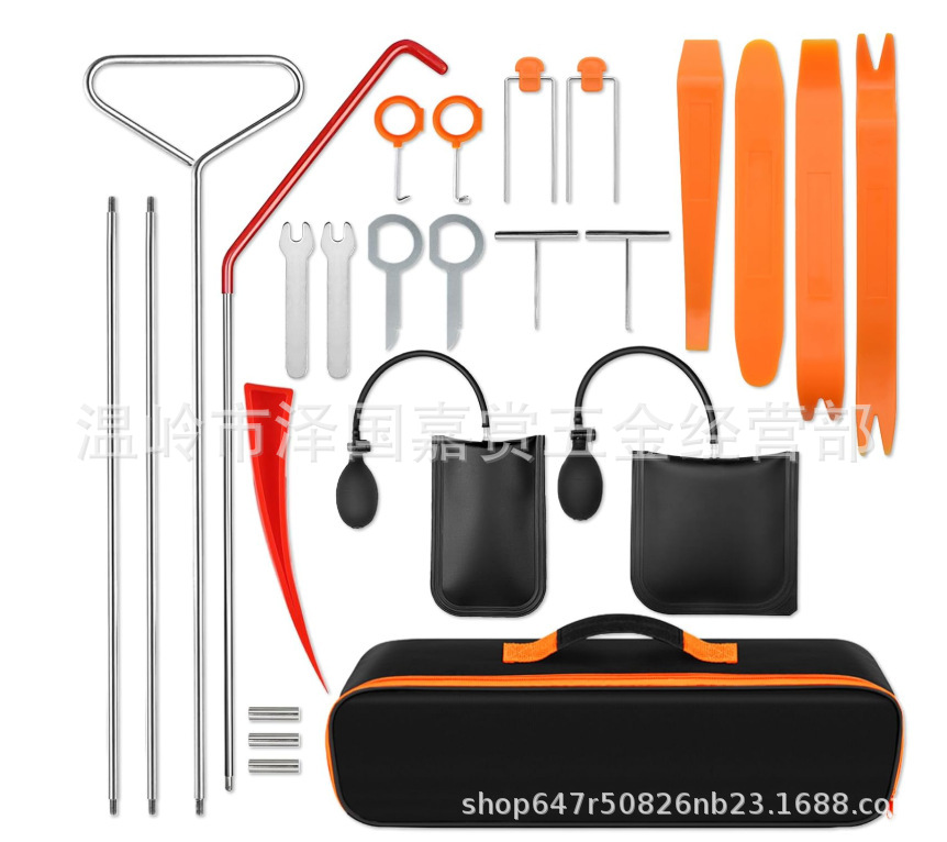 Factory Direct Sales Car Tools 4S Shop General Maintenance Stainless Steel Combination Set Door Interior Panel Audio Disassembly and Repair