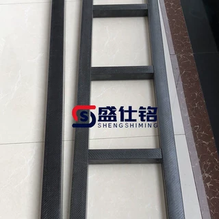 碳纤维梯子供应  碳纤维架子 优 质碳纤维U型材 碳纤维工字梁定制