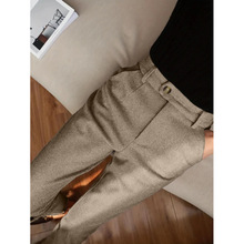 Y 76854 Herringbone Wool Trousers ������ë������羳����