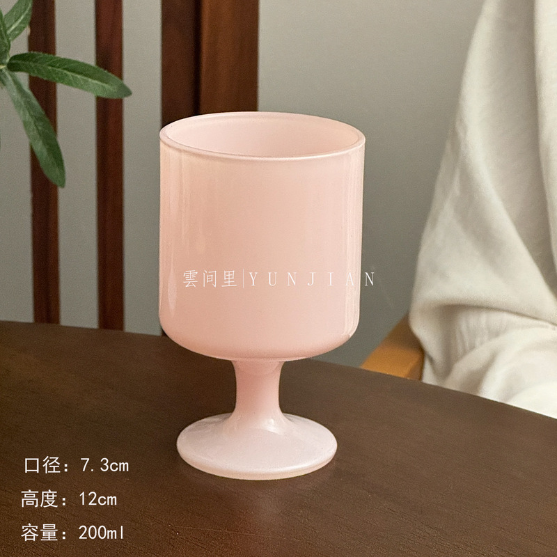 レトロな高見えインハイガラスカップ、アンティークスタイルのコーヒーカップ、ウォーターカップ、ドリンク、高級ジュースカップ、ヨーロピアンスタイル|undefined