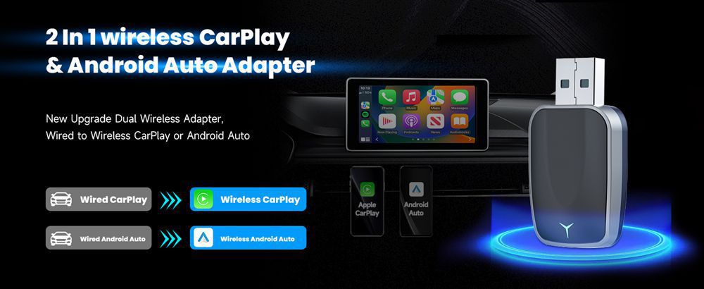Wireless Carplay Box Apple Android Smart Car Connectivity Box Car Carplay Adapter
