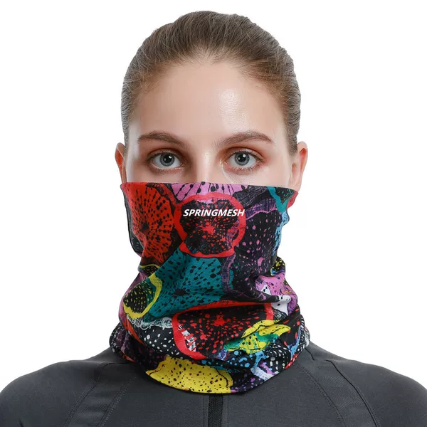 Multi-Functional Magic Headscarf for Women, Outdoor Cycling Sun Protection Mask, Neck Gaiter, Rainbow Running Neck Protector, Hiking Neck Cover, Face Shield