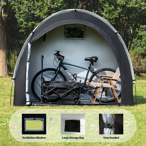 Happy Travel Bike Storage Shed Tent Outdoor Portable Tent