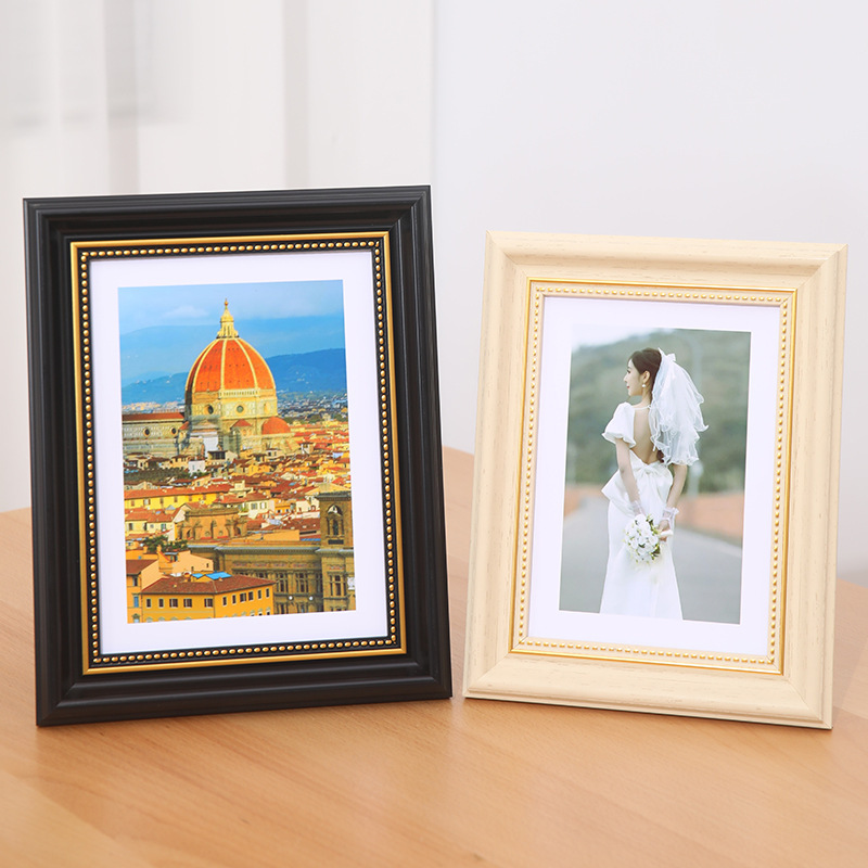 European classical photo frame table 6 inch 7 inch 8 inch simple A4 wedding photo studio photo wall combination photo frame wholesale