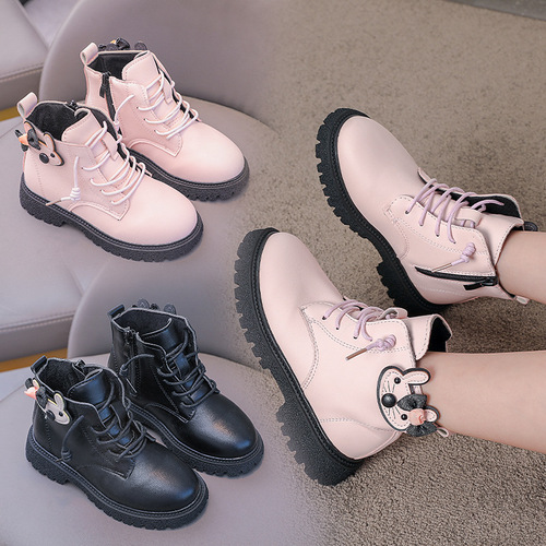 Children's Martin Boots,  Autumn/Winter New Arrival, Medium/Large Children's Soft Sole Girls' Boots, British Style Princess Boots