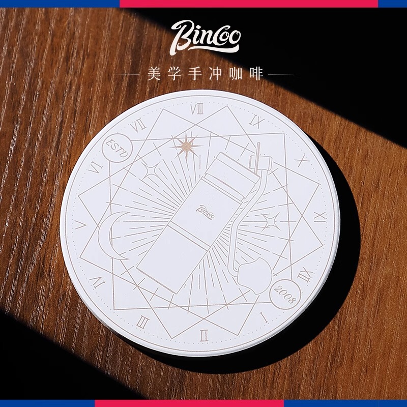 Bincoo Creative Coaster Mocha Pot Mat Home Bar Coffee Mat Ins Wind Insulation Mat Art Ceramic Coaster