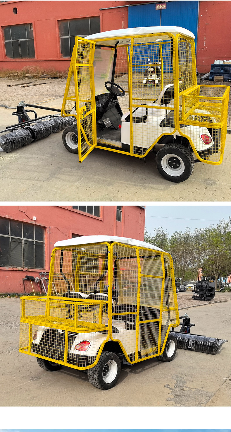 Electric Golf Ball Retriever Cart for Golf Courses, 2-Seater Golf Cart, Electric Golf Cart