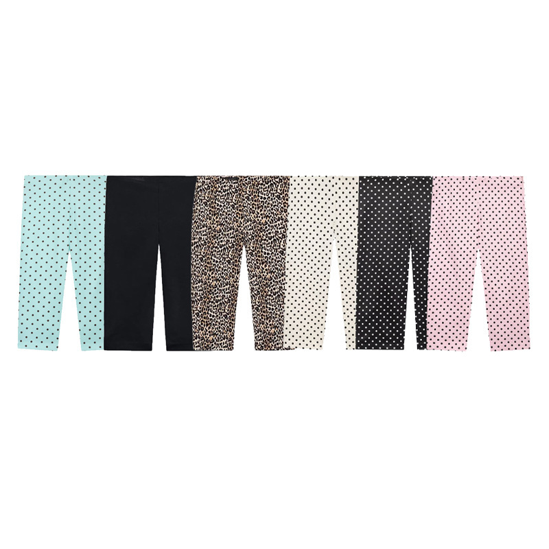 ZA Foreign Trade Wholesale European and American Style Women's Clothing Fashionable Casual Versatile Retro Polka Dot Capri Pants 6929406