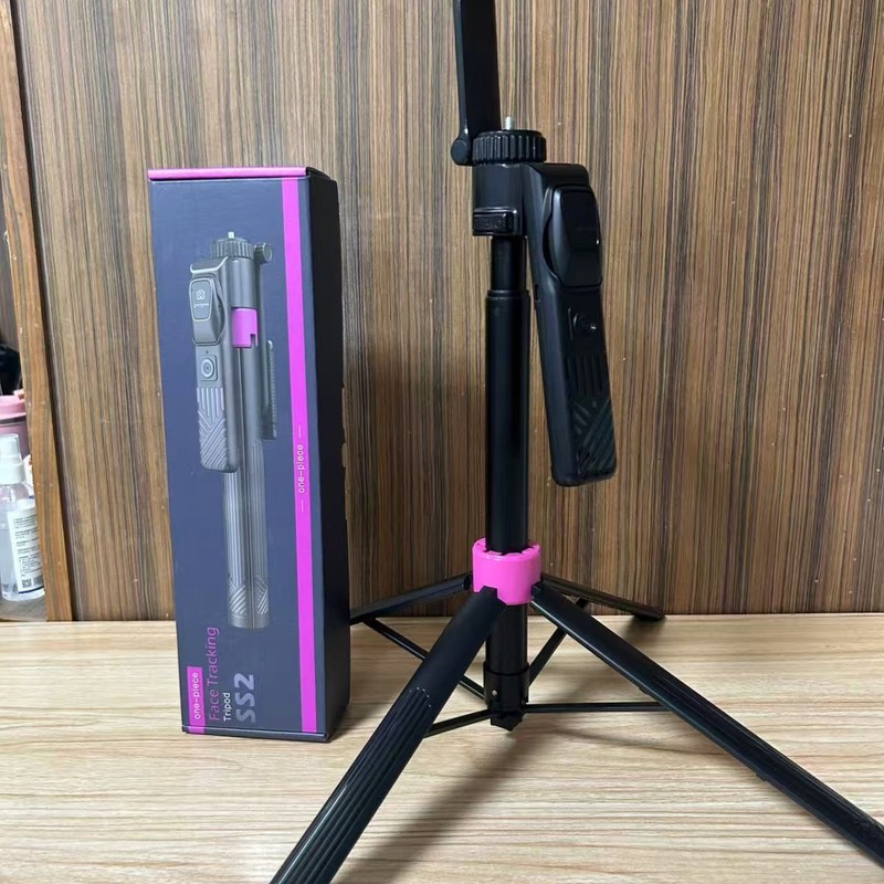 新しい SS2 AI インテリジェントフォローパン/チルト自撮り棒ハンドヘルド写真スタビライザー顔追跡 360 度回転|undefined