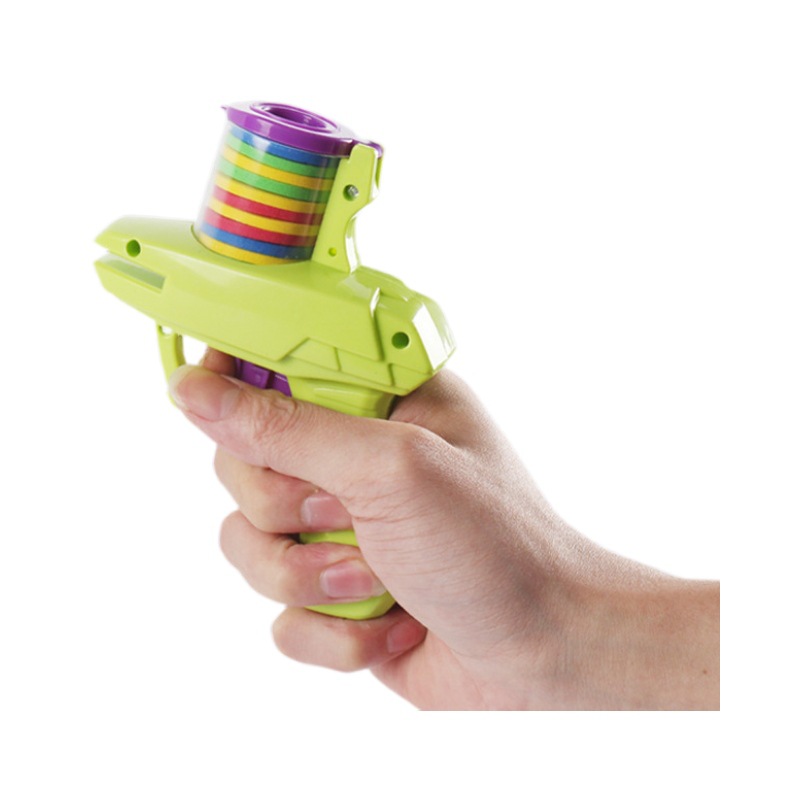 Children's Soft Shotgun Toy Radish Gun Frisbee Flying Saucer Continuous Ejection Pistol Radish Knife Boys and Girls Educational Stall