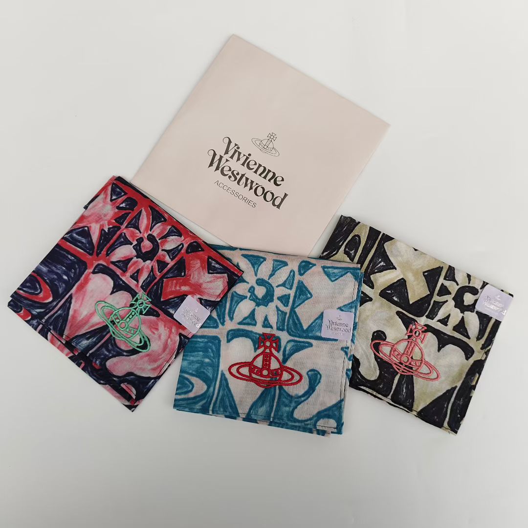 Japanese Empress Saturn embroidered silk scarf with polka dots and stars, graffiti handkerchief, square scarf, small neck scarf, p'l brand bear silk