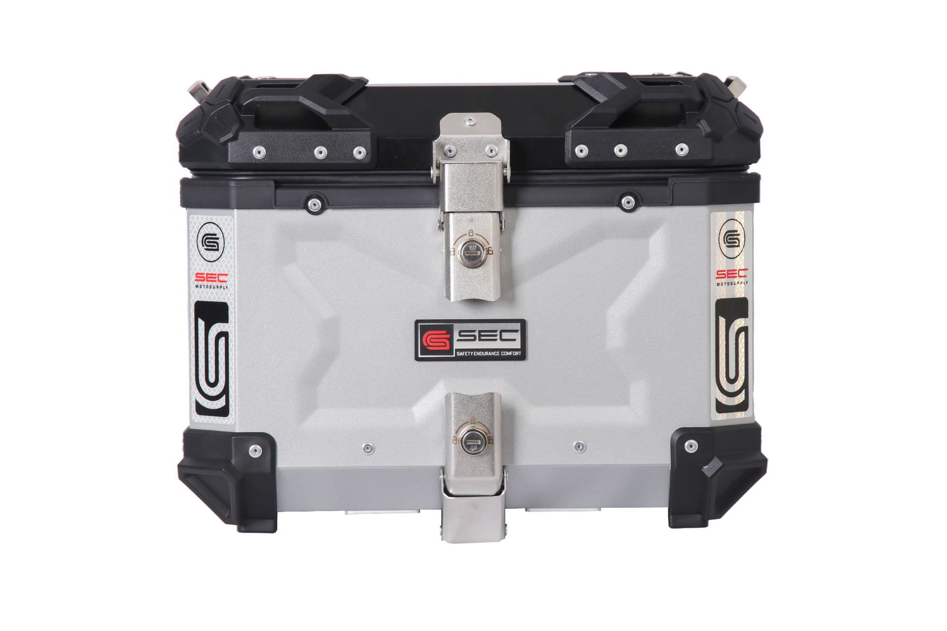 45LSEC extremo desmontaje rápido motocicleta aleación de aluminio caja trasera coche eléctrico caja lateral caja de almacenamiento impermeable