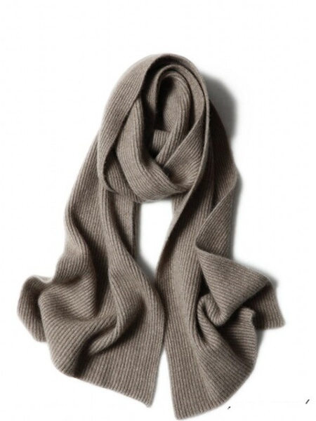 Cashmere demi-season warm knitted solid color universal scarf