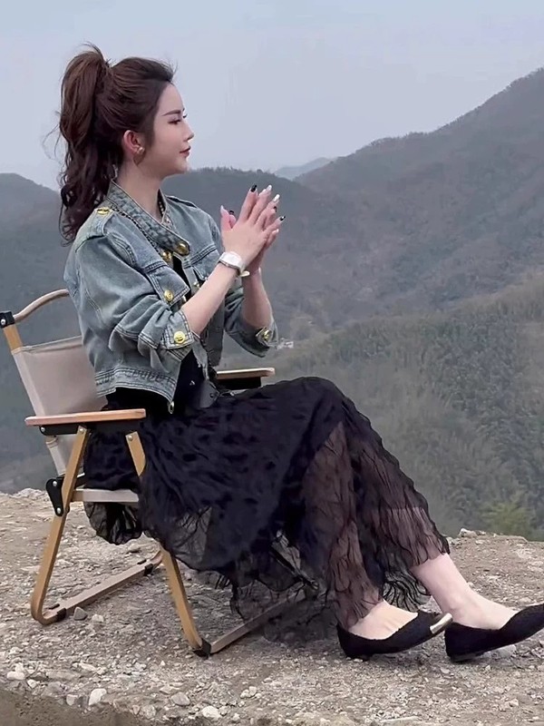 欧货高级感时尚气质网纱半身裙女2025早秋高腰显瘦大摆蛋糕蓬蓬裙|undefined