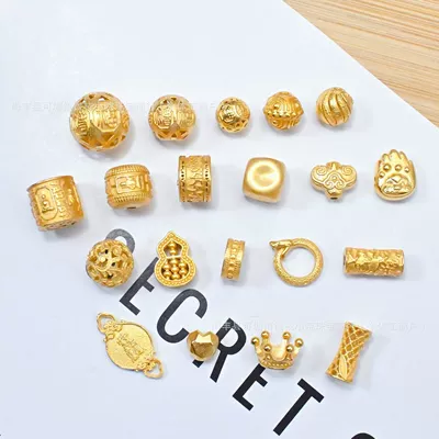 Zərgərlik ara hissələri – DIY Through-Hole Accessories Gourd Snap