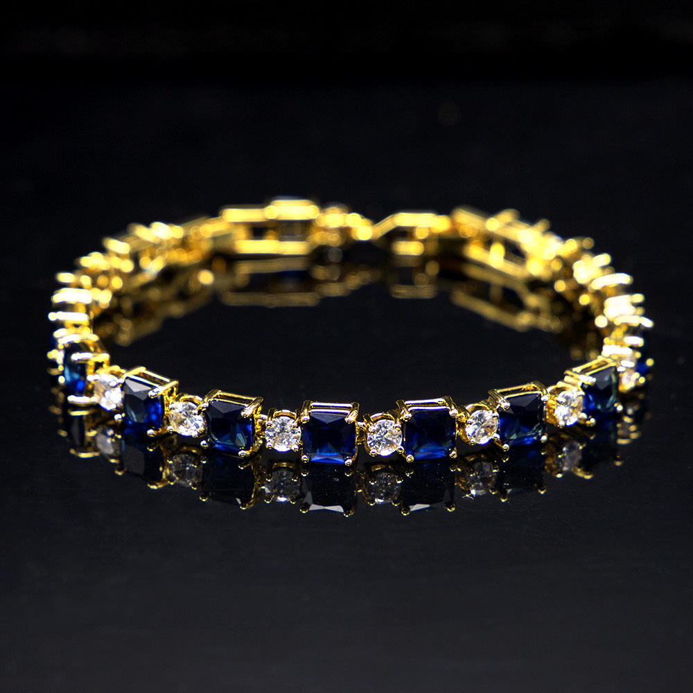 25g Weight Zircon Inlay Material Bracelets Classification 1 Piece Quantity Daily Occasion Copper Material Water Droplets Pattern Women'S Gender Inlay Design Fashion Style 1 Piece Fashion Water Droplets Copper Inlay Zircon Bracelets 2