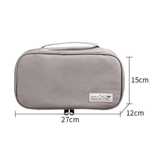 New wabi-sabi style travel underwear storage bag, portable outdoor bra and socks storage bag, toiletry bag