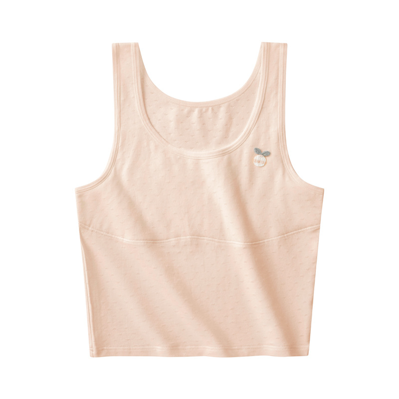 Ropa interior para niñas durante el desarrollo, estudiantes de primaria, niñas de 8 a 14 años, chalecos, ropa interior para niñas de una etapa, estilo chaleco