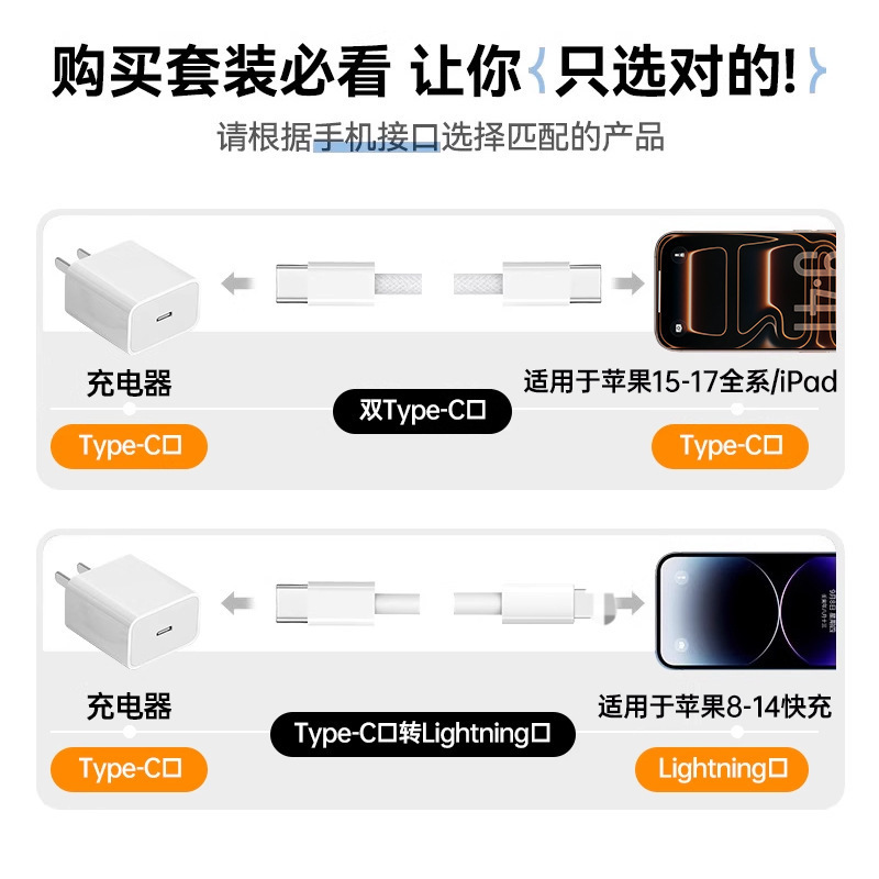 45W官方适用苹果17/16充电器头iPhone16promax手机15pro|undefined